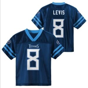 Toddler Tennessee Titans #8 Levis Jersey NFL Team Apparel NWT Sz 3T
